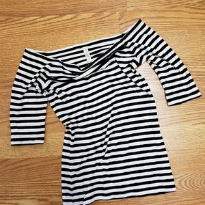 Super cute off the shoulder top